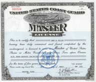 license certificate